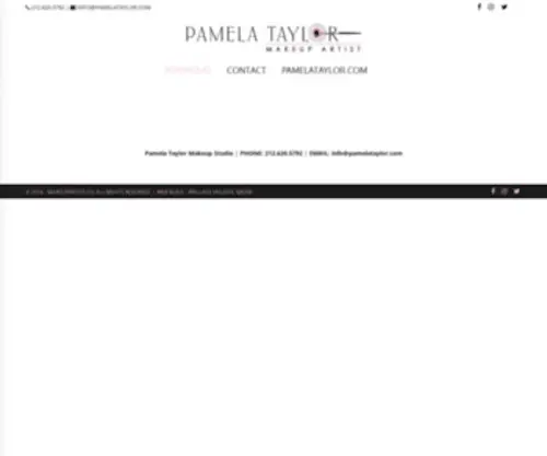 Makeupartist.co(Pamela Taylor Makeup Artist and On Location classes) Screenshot