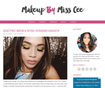 Makeupbymisscee.com(Beauty & Fashion) Screenshot