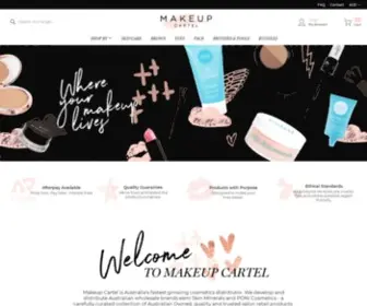 Makeupcartel.com.au(Home MAK) Screenshot