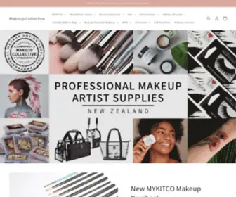 Makeupcollective.co.nz(Professional Makeup supplies) Screenshot