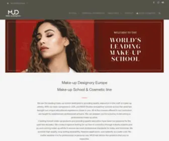 Makeupdesignory.eu(Make-up Designory (MUD)) Screenshot