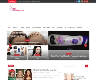 Makeupera.com(Indian Makeup Blog) Screenshot