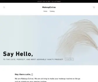 Makeupextras.com(MakeupExtras) Screenshot