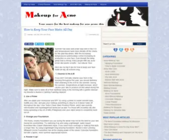 Makeupforacne.net(Makeupforacne) Screenshot