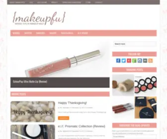 Makeupfu.com(Where makeup & tofu meet) Screenshot