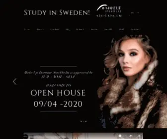 Makeupinstitute.com(Make Up Institute Stockholm) Screenshot