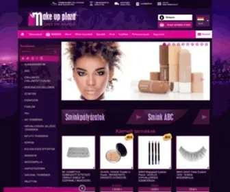 Makeuplaza.com(Make Up Plaza Sminkes Szakáruház) Screenshot