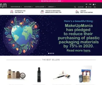 Makeupmania.com(Professional Makeup Supplies) Screenshot