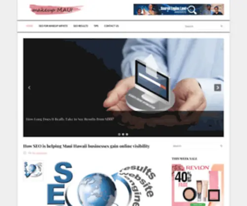Makeupmaui.com(Make Up Artistry SEO) Screenshot