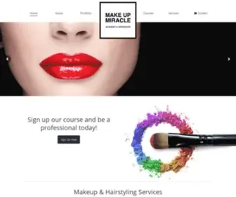 Makeupmiracle.com(Makeup Courses in Malaysia) Screenshot