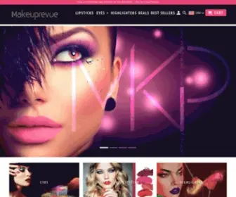 Makeuprevue.com(Makeuprevue Cosmetics) Screenshot