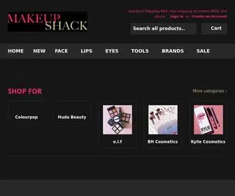 Makeupshack.co.za(Makeup Shack (Pty) Ltd) Screenshot