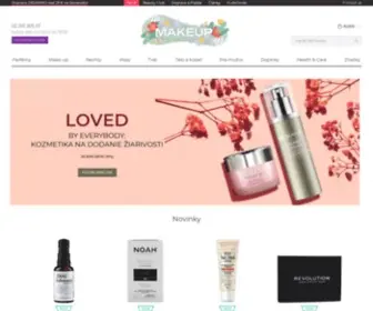 Makeup.sk(Kozmetika a parfumy v internetovom obchode Makeup) Screenshot