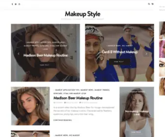 Makeupstylelist.com(Makeup Style) Screenshot