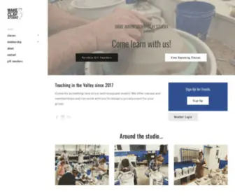 Makewaynesboro.com(Make Waynesboro Clay Studio) Screenshot