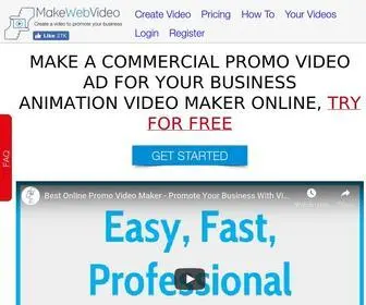 Makewebvideo.com(Business and Marketing Video Maker) Screenshot