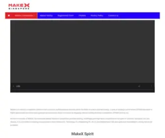 Makexsg.com(MakeX SG) Screenshot