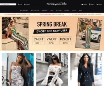 Makeyouchic.com(Columbus Dresses) Screenshot