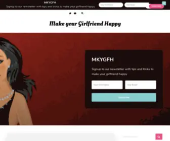 Makeyourgirlfriendhappy.com(Tips and tricks for a healthy relationship) Screenshot