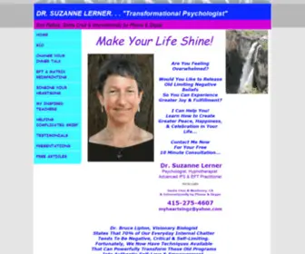 Makeyourlifeshine.com(SUZANNE LERNER) Screenshot