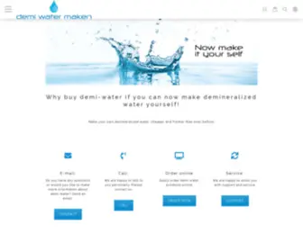 Makeyourowndemineralisedwater.com(Home page demi) Screenshot