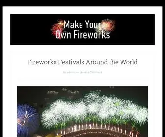 Makeyourownfireworks.com(Make Your Own Fireworks) Screenshot