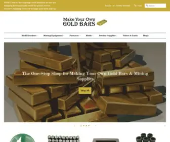 Makeyourowngoldbars.com(Make Your Own Gold Bars.com) Screenshot