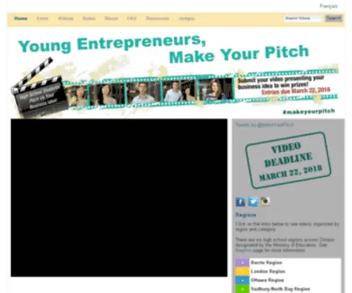 Makeyourpitch.ca(Make Your Pitch) Screenshot