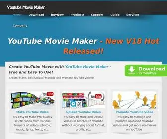 Makeyoutubevideo.com(YouTube Movie Maker) Screenshot