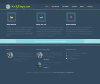 Makfinity.com(Web Design) Screenshot