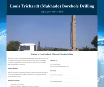 Makhadoboreholedrilling.co.za(Louis Trichardt (Makhado) Borehole Drilling) Screenshot