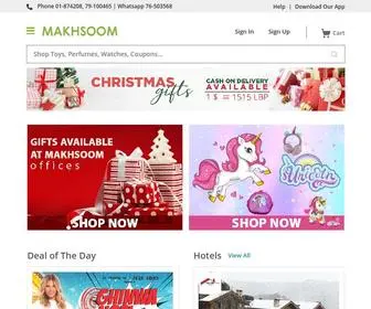 Makhsoom.com(Online Shopping for Deals & Coupons) Screenshot