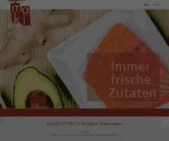 Maki-Lounge.de(Sushi Restaurant in Detmold) Screenshot