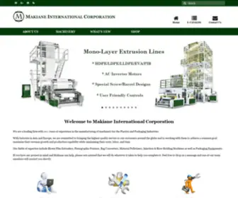 Makiane.com(Makiane International Corporation) Screenshot