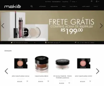 Makieoficial.com.br(Makiê maquiagem) Screenshot