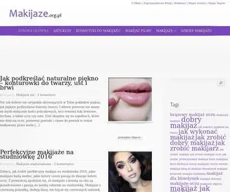Makijaze.org.pl(Makijaż) Screenshot