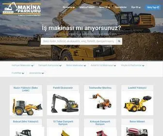 Makinaparkuru.com(İş Makinası Kiralamanın Kolay Yolu) Screenshot