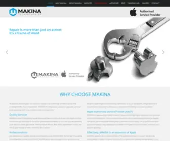 Makinatech.com(MAKINA TECHNOLOGIES) Screenshot