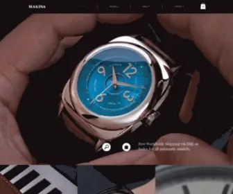 Makinawatches.com(Makina Watches) Screenshot