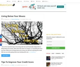 Makincents.com.au(Helping Make Sense Of The World Of Personal Finance) Screenshot
