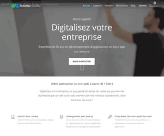 Making-Digital.fr(Votre site internet ou application web à partir de 1500 € ou garanti 30%) Screenshot