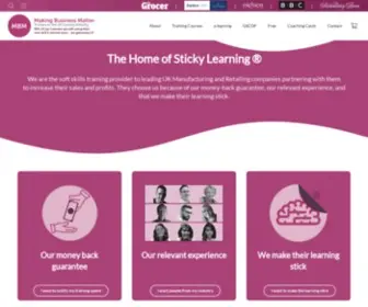 Makingbusinessmatter.co.uk(Soft Skills Training Provider) Screenshot