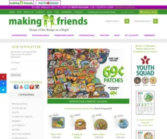 Makingfriends.com(Scout Patches) Screenshot