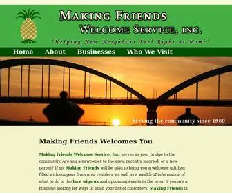 MakingfriendsqCa.com(Making Friends Welcome Service) Screenshot