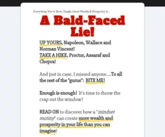 Makingfriendswithmoney.com(Everything You've Been Told About Wealth & Success Is A Bald Face LIE) Screenshot