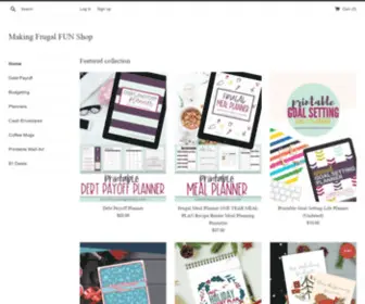 Makingfrugalfunshop.com(Making Frugal FUN Shop) Screenshot