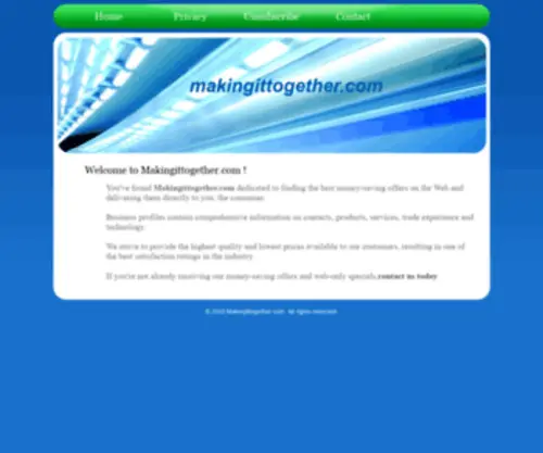Makingittogether.com(The website for buy and sell Pi) Screenshot