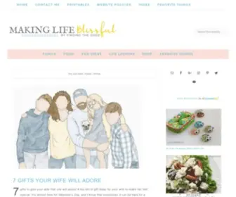 Makinglifeblissful.com(Making Life Blissful) Screenshot