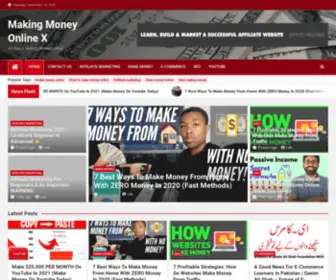 Makingmoneyonlinex.com(All About Making Money online) Screenshot