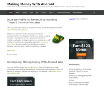 Makingmoneywithandroid.com(How to make money with Android) Screenshot